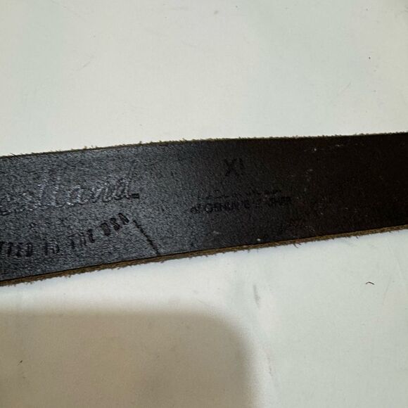 Vintage Greatland  mens genuine belt brown size XL - Picture 7 of 9